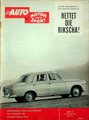 Auto Motor und Sport 01/1960