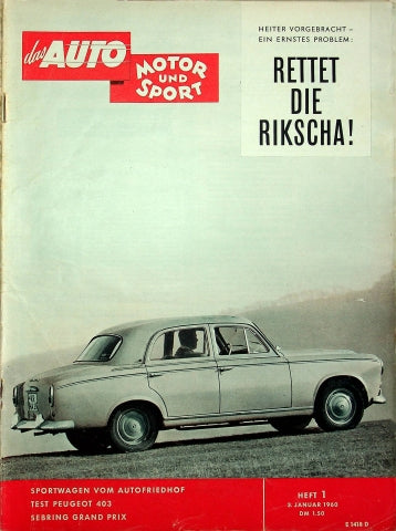 Auto Motor und Sport 01/1960