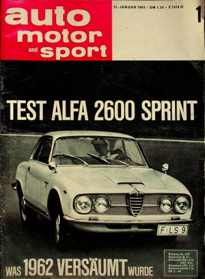 Auto Motor und Sport 01/1963