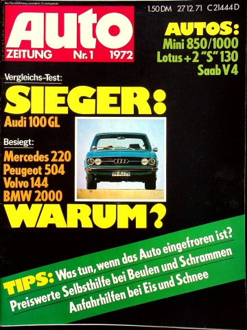 Autozeitung 01/1972