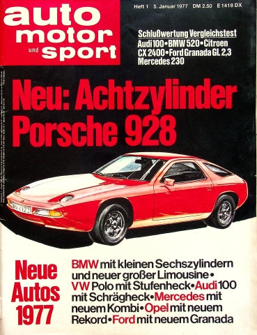 Auto Motor und Sport 01/1977