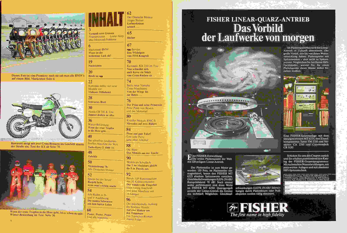 Inhaltsverzeichnis MO Magazin 01/1979