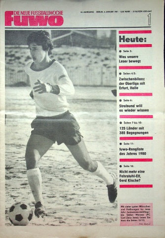 Fuwo Fussballwoche 01/1981