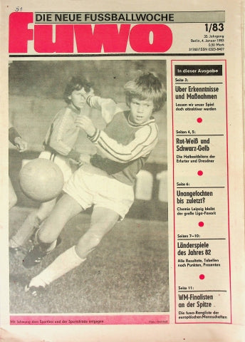 Fuwo Fussballwoche 01/1983