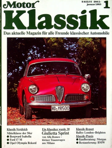 Motor Klassik 01/1985