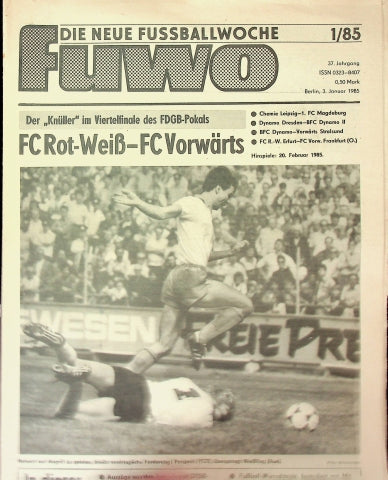 Fuwo Fussballwoche 01/1985