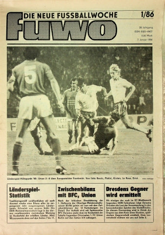 Fuwo Fussballwoche 01/1986