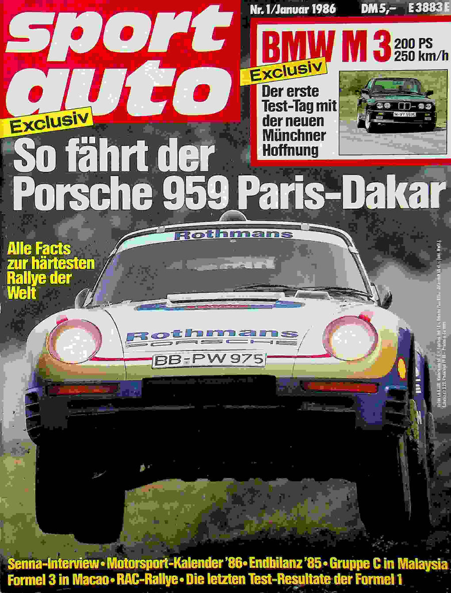 Sport Auto 01/1986