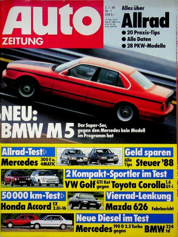 Autozeitung 01/1988