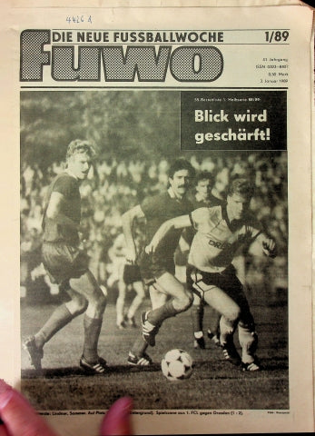 Fuwo Fussballwoche 01/1989