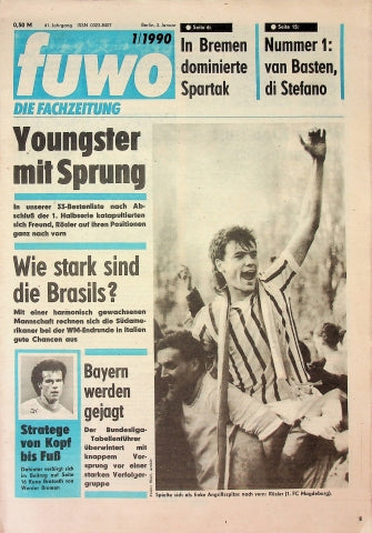 Fuwo Fussballwoche 01/1990