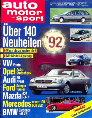 Auto Motor und Sport 01/1991