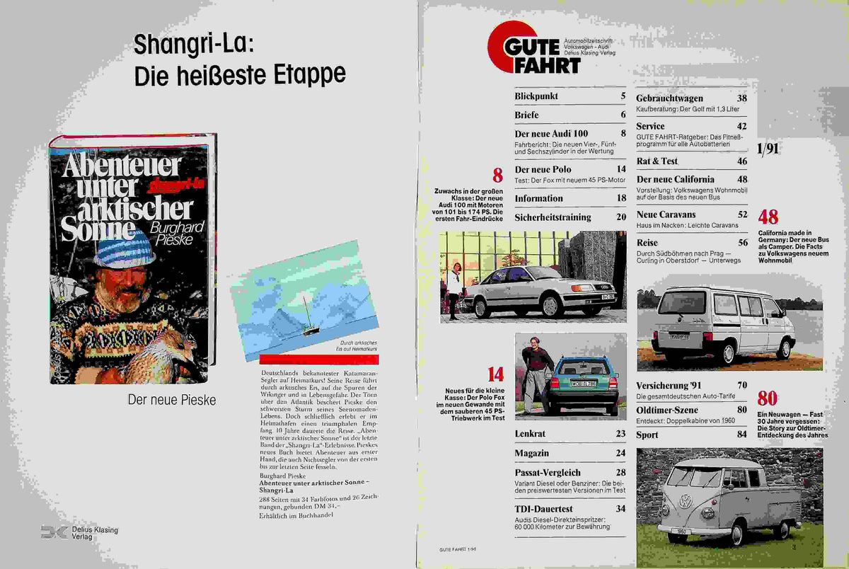Inhaltsverzeichnis Gute Fahrt 01/1991