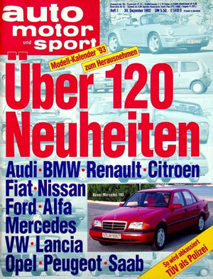 Auto Motor und Sport 01/1992