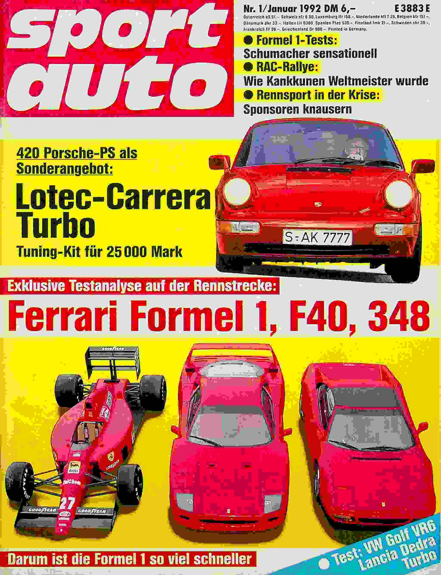 Sport Auto 01/1992