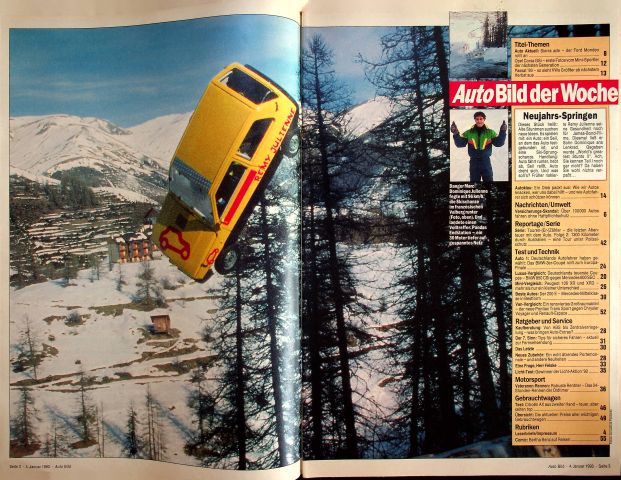 Inhaltsverzeichnis Auto Bild 01/1993