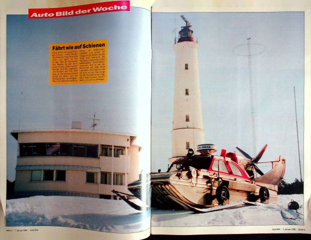 Inhaltsverzeichnis Auto Bild 01/1995