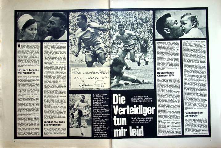 Inhaltsverzeichnis Kicker 02/1971