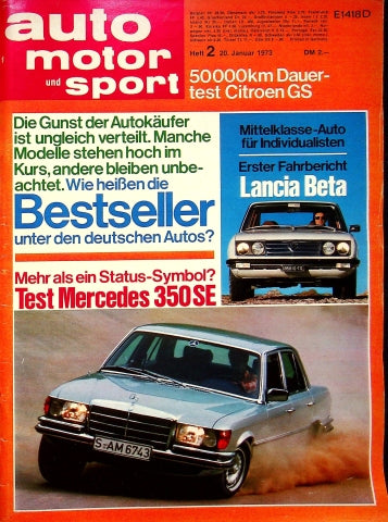 Auto Motor und Sport 02/1973