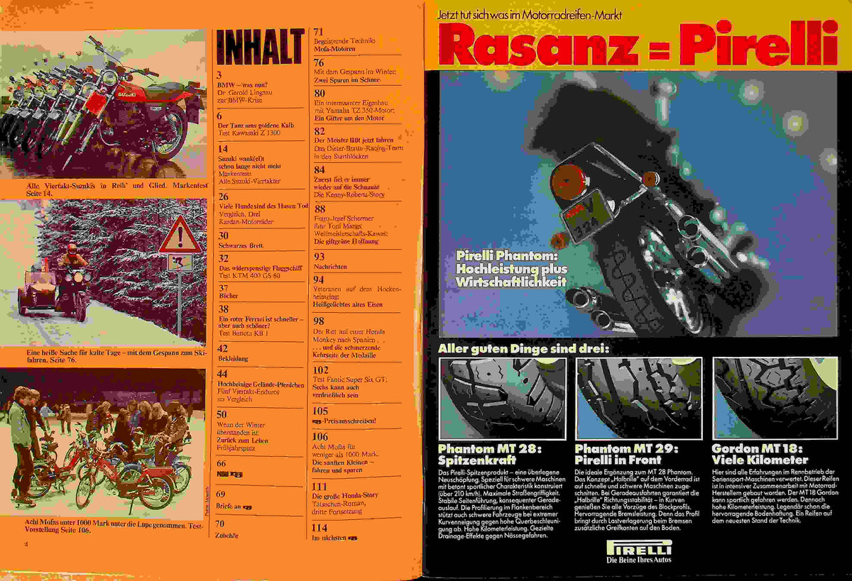 Inhaltsverzeichnis MO Magazin 02/1979