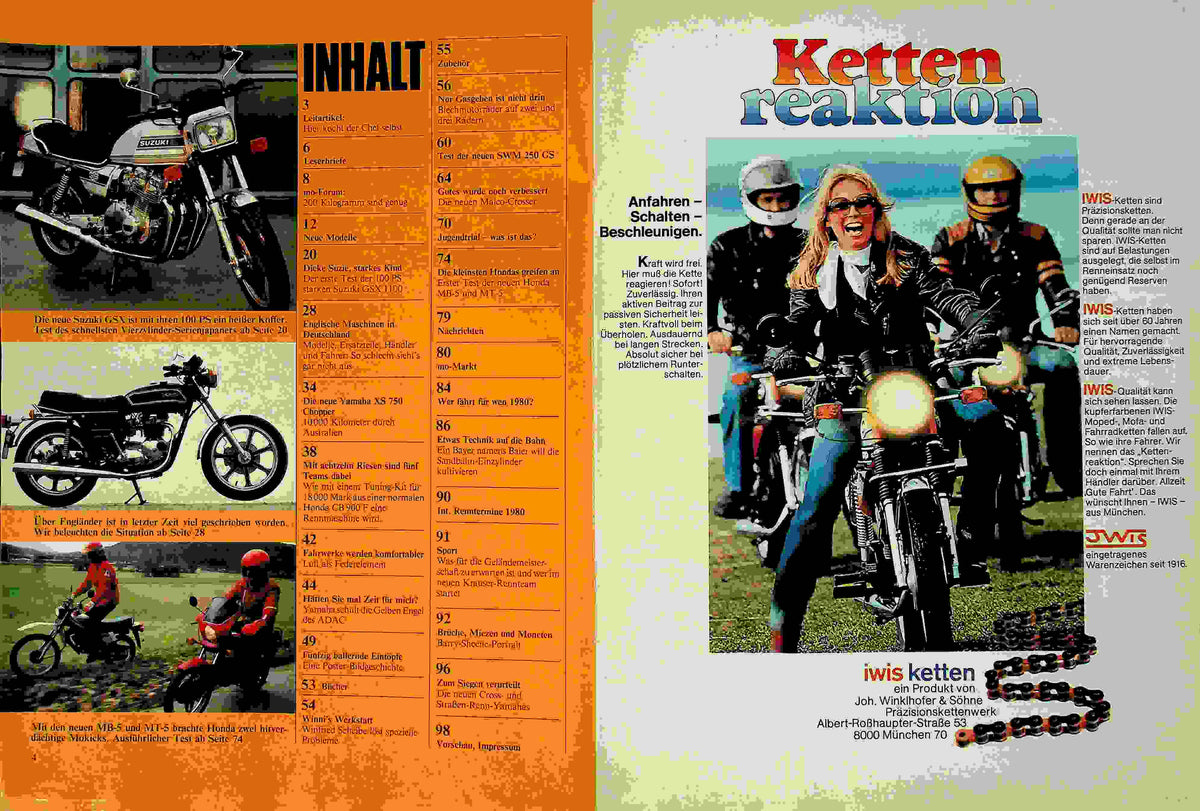 Inhaltsverzeichnis MO Magazin 02/1980