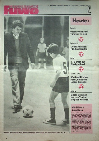 Fuwo Fussballwoche 02/1981
