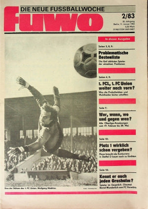 Fuwo Fussballwoche 02/1983