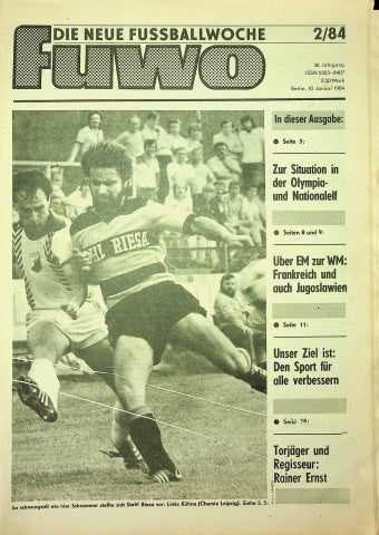 Fuwo Fussballwoche 02/1984