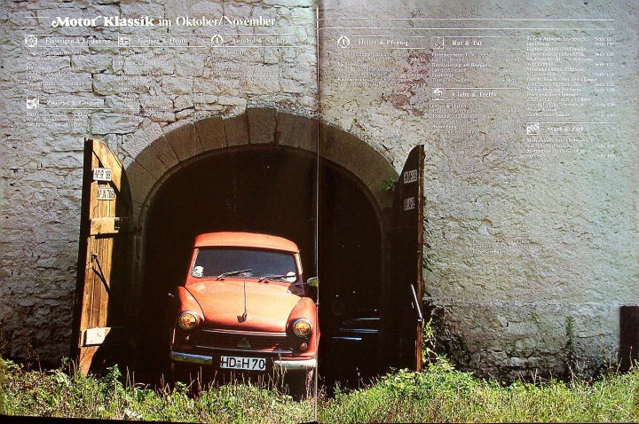 Inhaltsverzeichnis Motor Klassik 02/1984