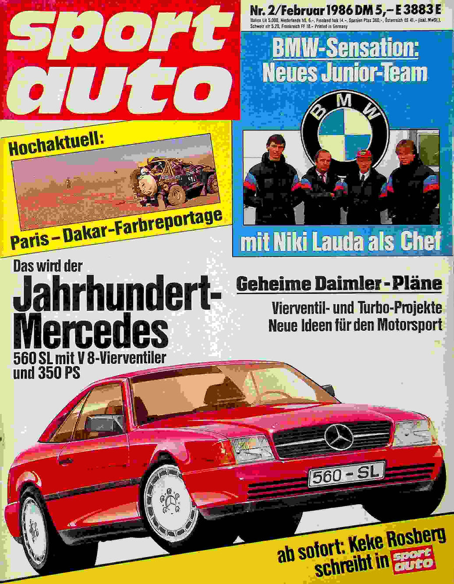 Sport Auto 02/1986