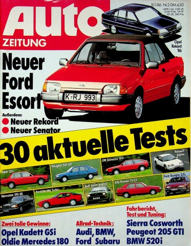 Autozeitung 02/1986