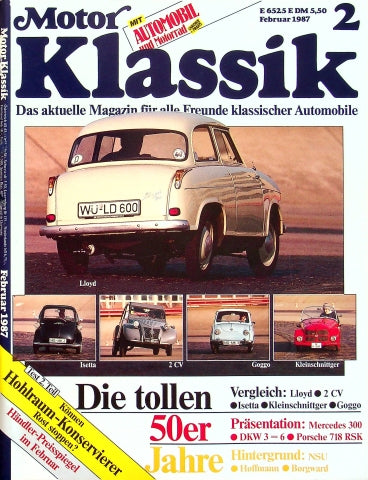 Motor Klassik 02/1987
