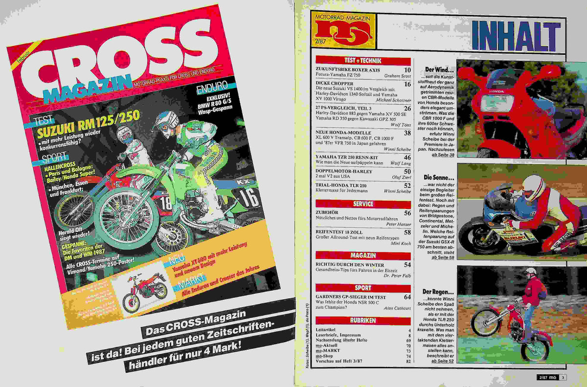 Inhaltsverzeichnis MO Magazin 02/1987