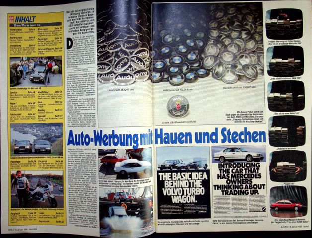 Inhaltsverzeichnis Auto Bild 02/1990