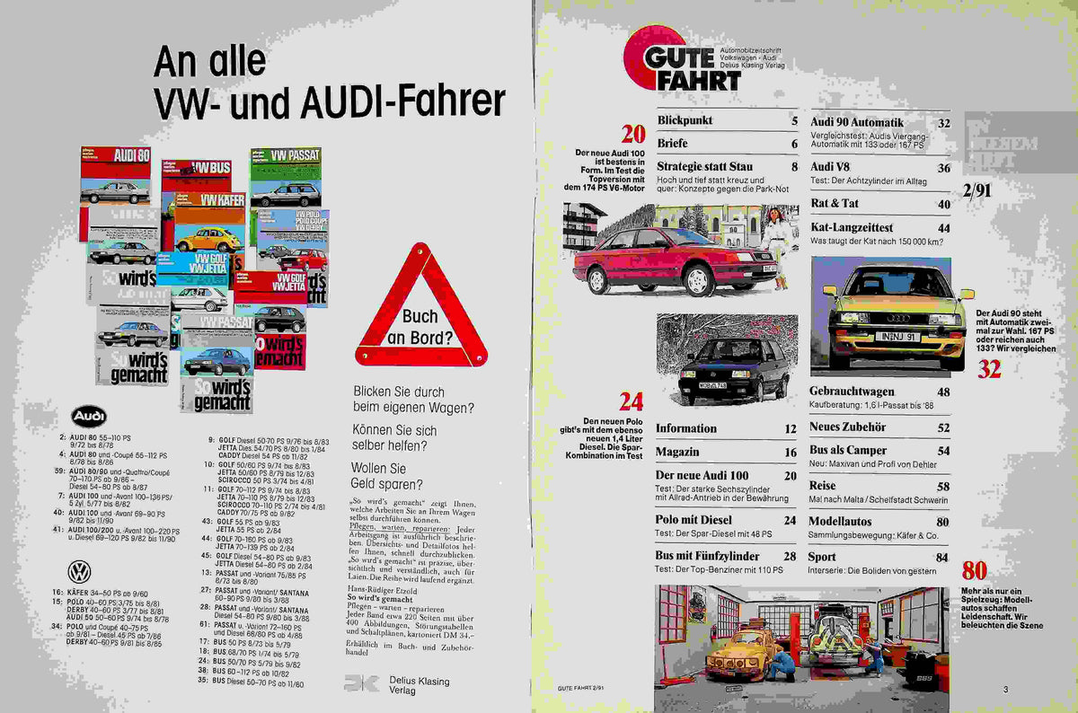 Inhaltsverzeichnis Gute Fahrt 02/1991