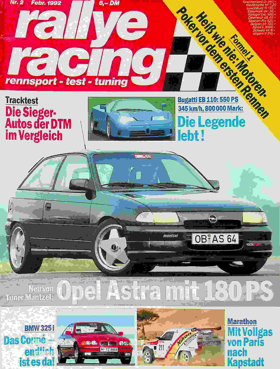 Rallye Racing 02/1992