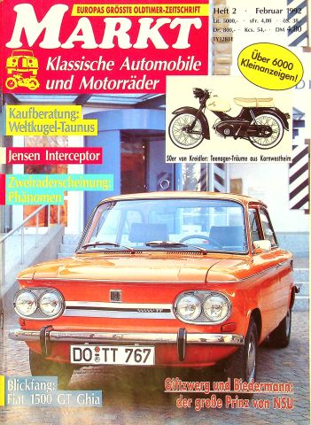 Oldtimer Markt 02/1992