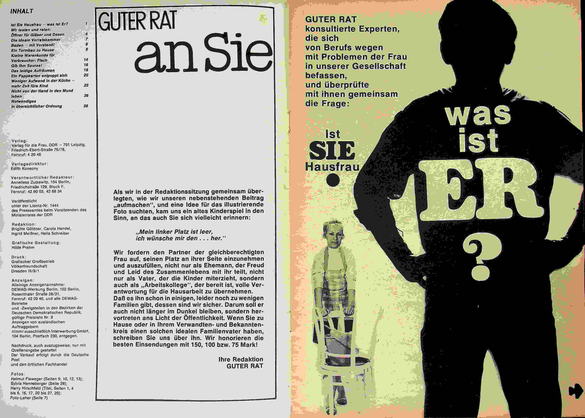 Inhaltsverzeichnis Guter Rat 03/1971