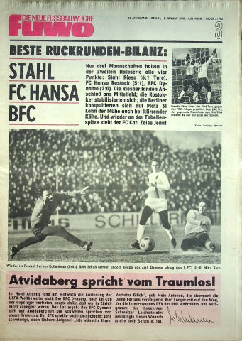 Fuwo Fussballwoche 03/1972