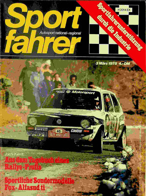 Sport Fahrer 03/1978
