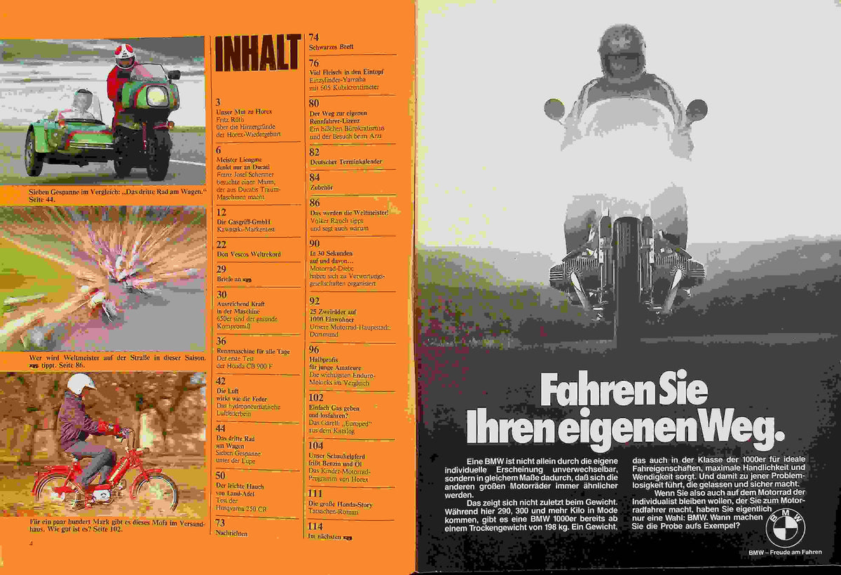 Inhaltsverzeichnis MO Magazin 03/1979