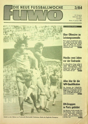 Fuwo Fussballwoche 03/1984