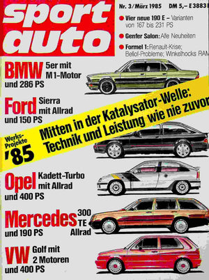 Sport Auto 03/1985