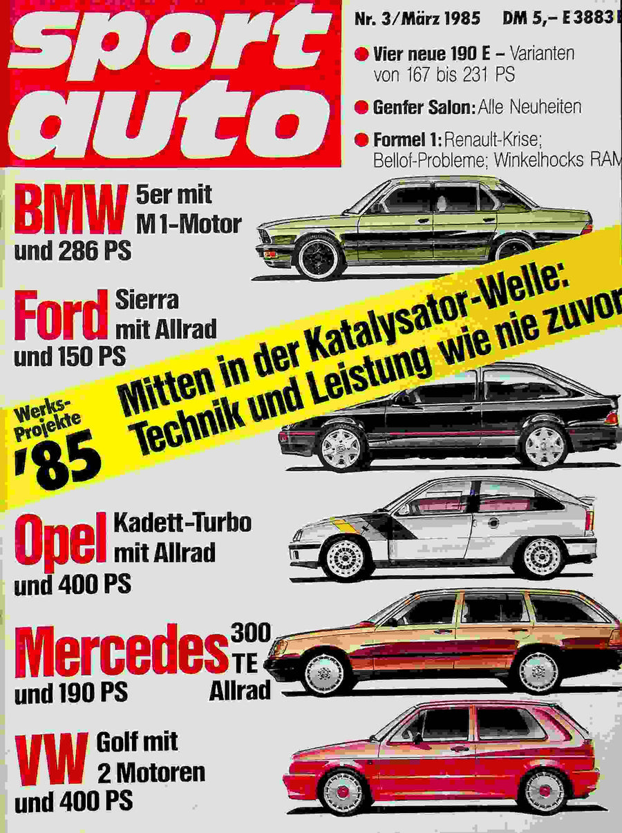 Sport Auto 03/1985