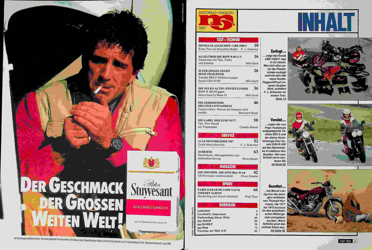 Inhaltsverzeichnis MO Magazin 03/1987
