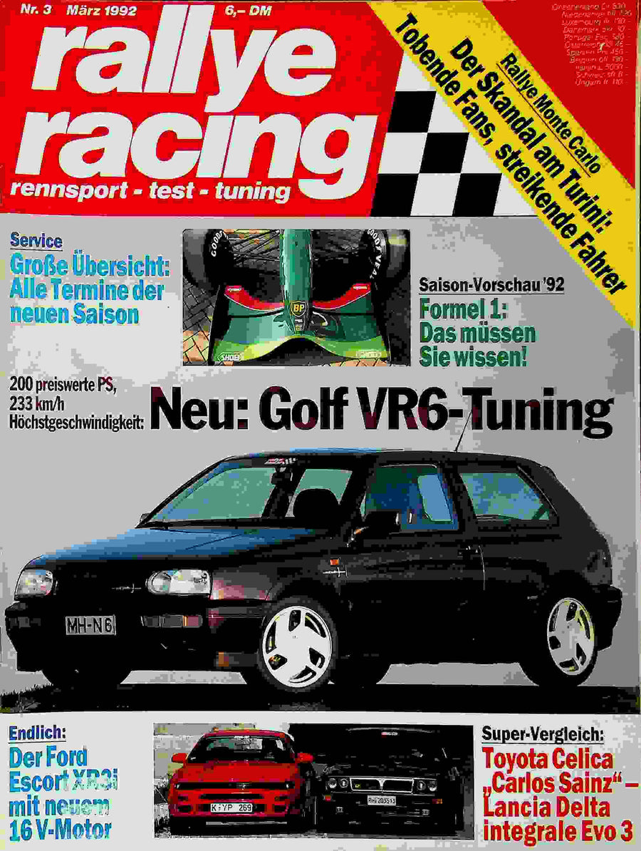 Rallye Racing 03/1992