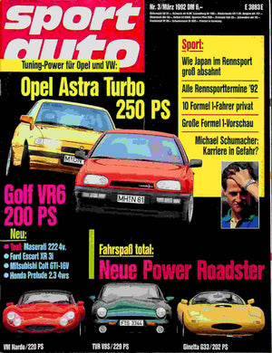 Sport Auto 03/1992