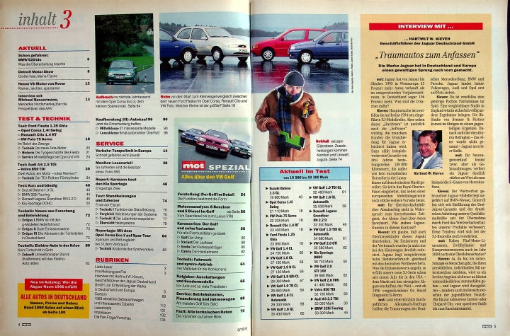 Inhaltsverzeichnis MOT 03/1996