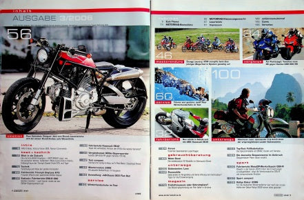 Inhaltsverzeichnis Motorrad 03/2006