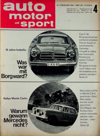 Auto Motor und Sport 04/1964